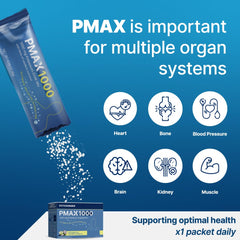 Cuchara medidora con polvo PMAX1000 de PotassiMax para dosificación precisa