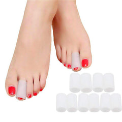 Povihome empaque frontal mostrando 10 fundas para proteger dedos y evitar rozaduras