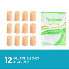 Povihome etiqueta que muestra material de silicona segura y duradera