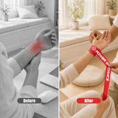 POWER GUIDANCE banda aplicada en rodilla para mejorar movilidad y circulación