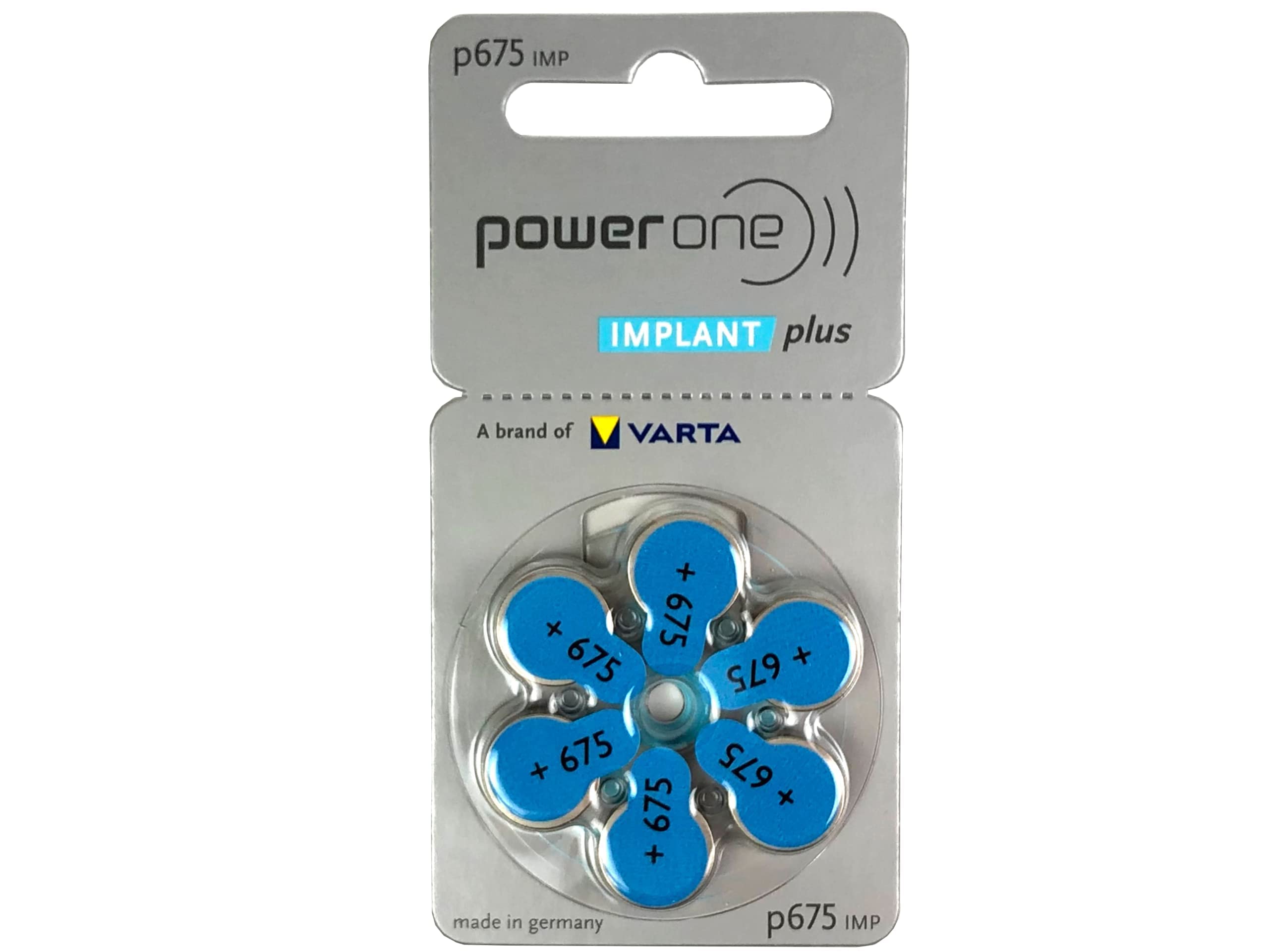 Power One primer plano de una pila, detalle que resalta durabilidad