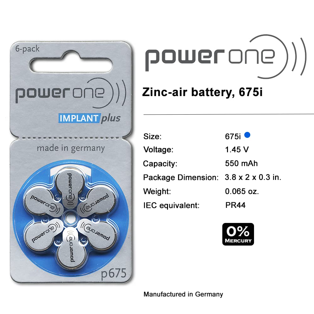 Power One primer plano de la superficie de la pila mostrando calidad de fabricación