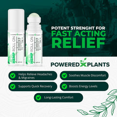 POWERED X PLANTS bola rodante detalle que garantiza aplicación sin manos