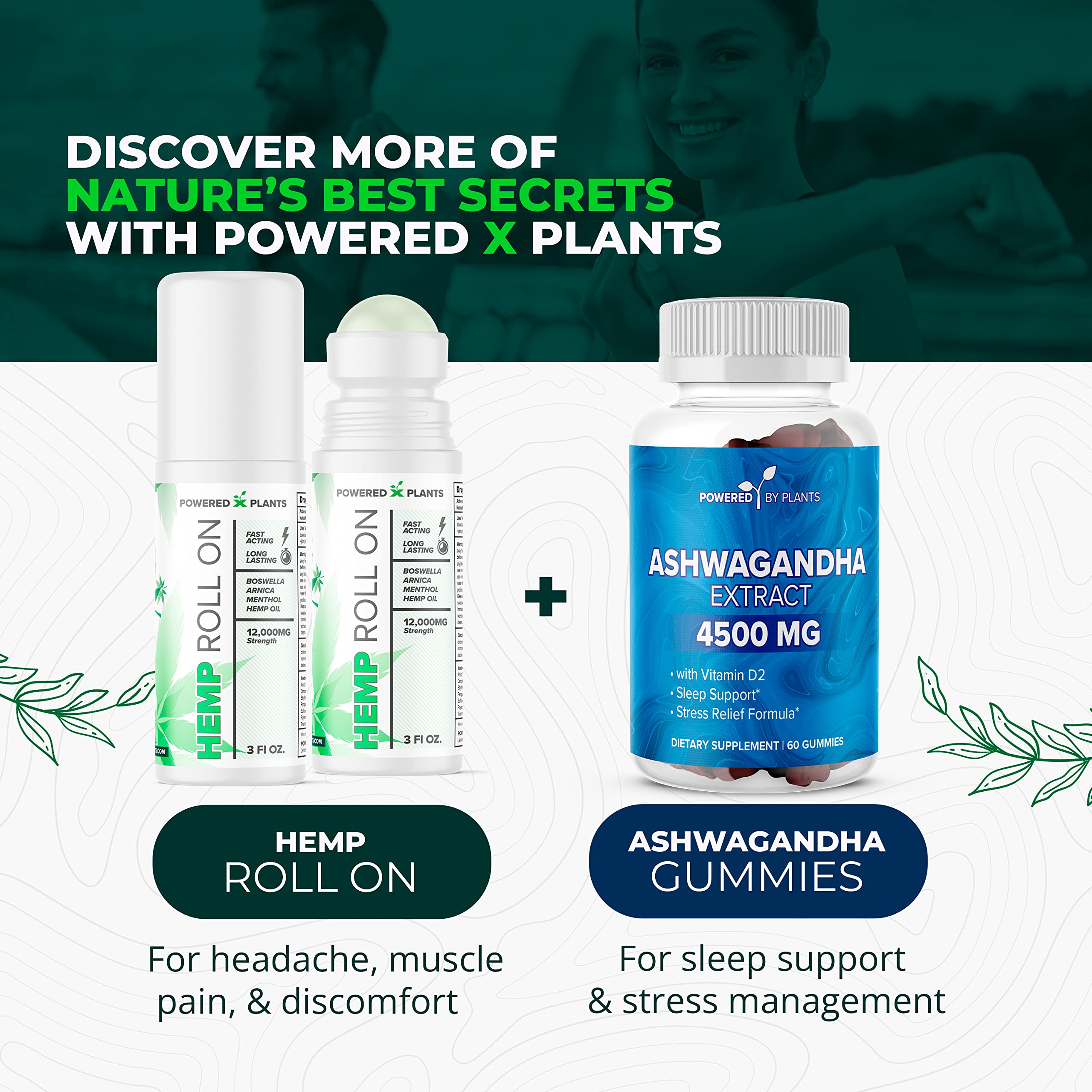 POWERED X PLANTS etiqueta de ingredientes para transparencia y confianza