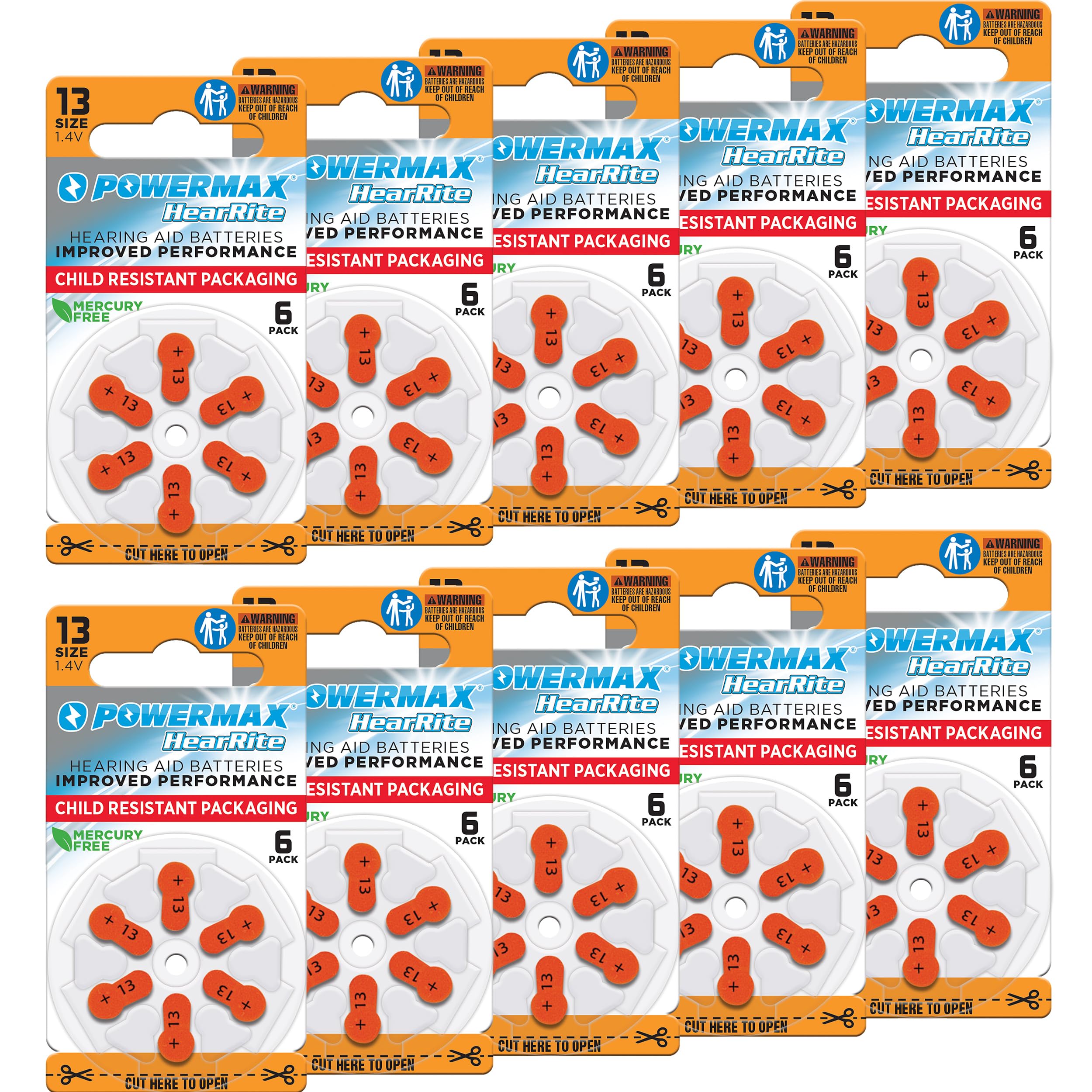 Powermax empaque frontal mostrando el pack de 60 y ventaja de cantidad