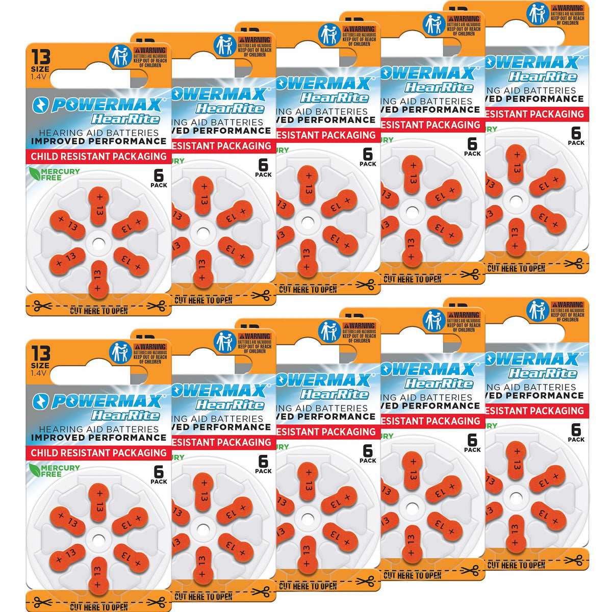 Powermax empaque frontal mostrando el pack de 60 y ventaja de cantidad
