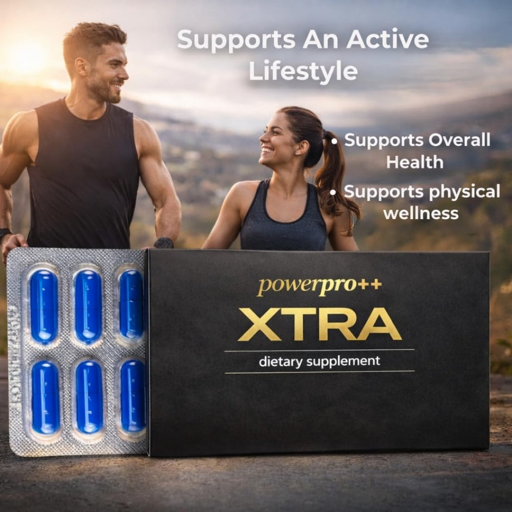 PowerPro++ producto en contexto deportivo al aire libre, beneficio: apoyo a la vitalidad