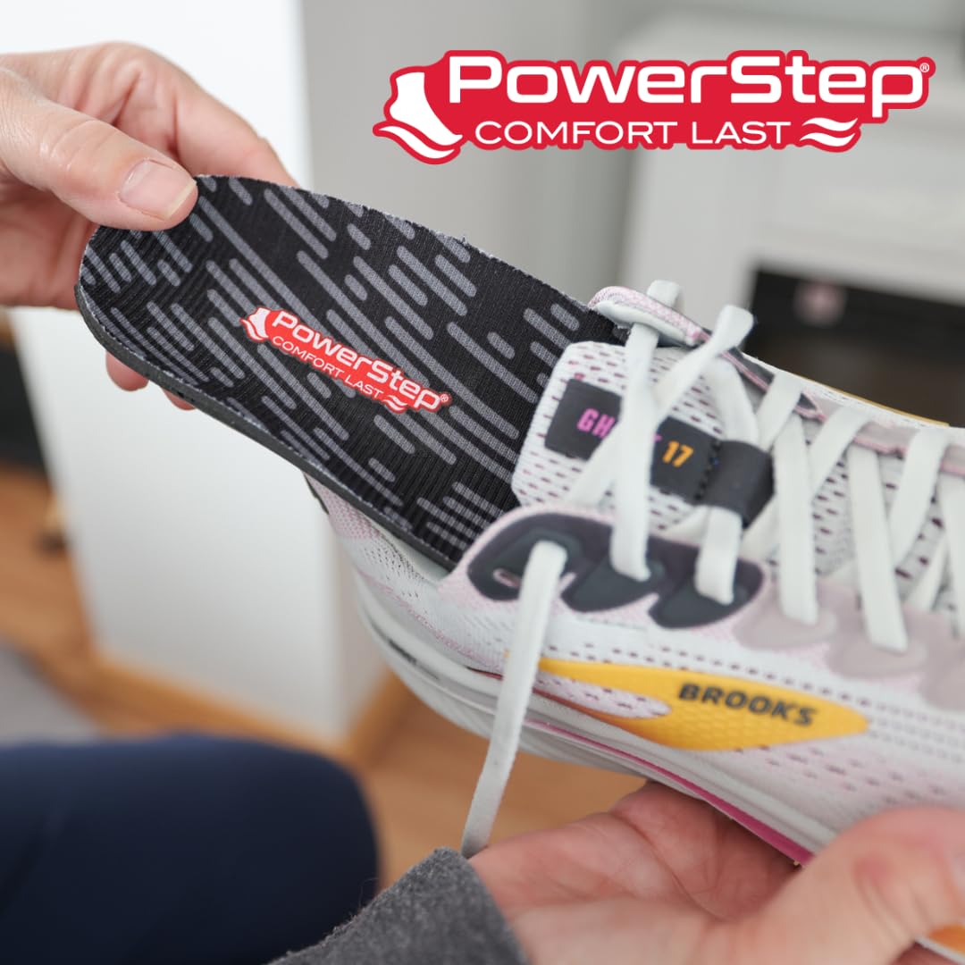 PowerStep comparación de tamaño con una regla para elegir talla correcta
