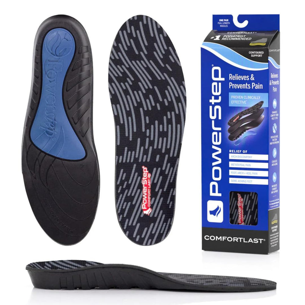 PowerStep vista frontal del empaque que comunica calidad y garantía