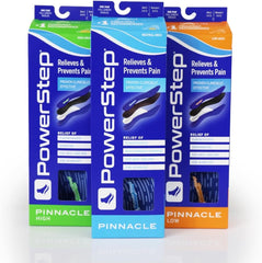 PowerStep Pinnacle comparación de talla dentro de un zapato para ver escala y encaje