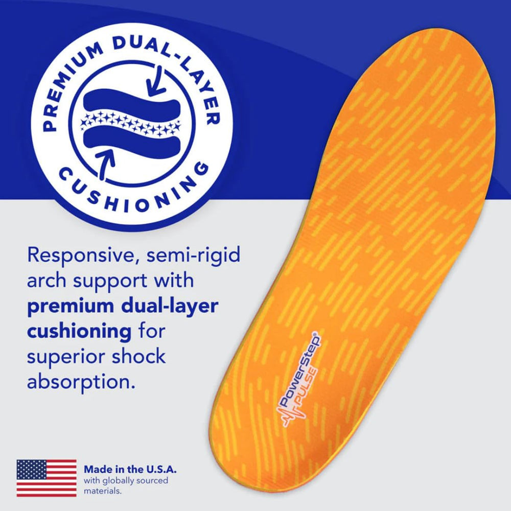 PowerStep primer plano de almohadilla metatarsal para alivio del antepié