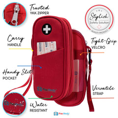 PRAC MEDIC BAGS cremallera YKK en primer plano para mayor seguridad