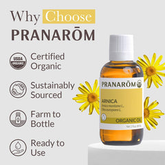 Pranarom frasco ámbar protegiendo el aceite de la luz para preservar calidad