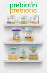 Etiqueta nutricional de Prebiotin destacando ingredientes OEI y sin gluten