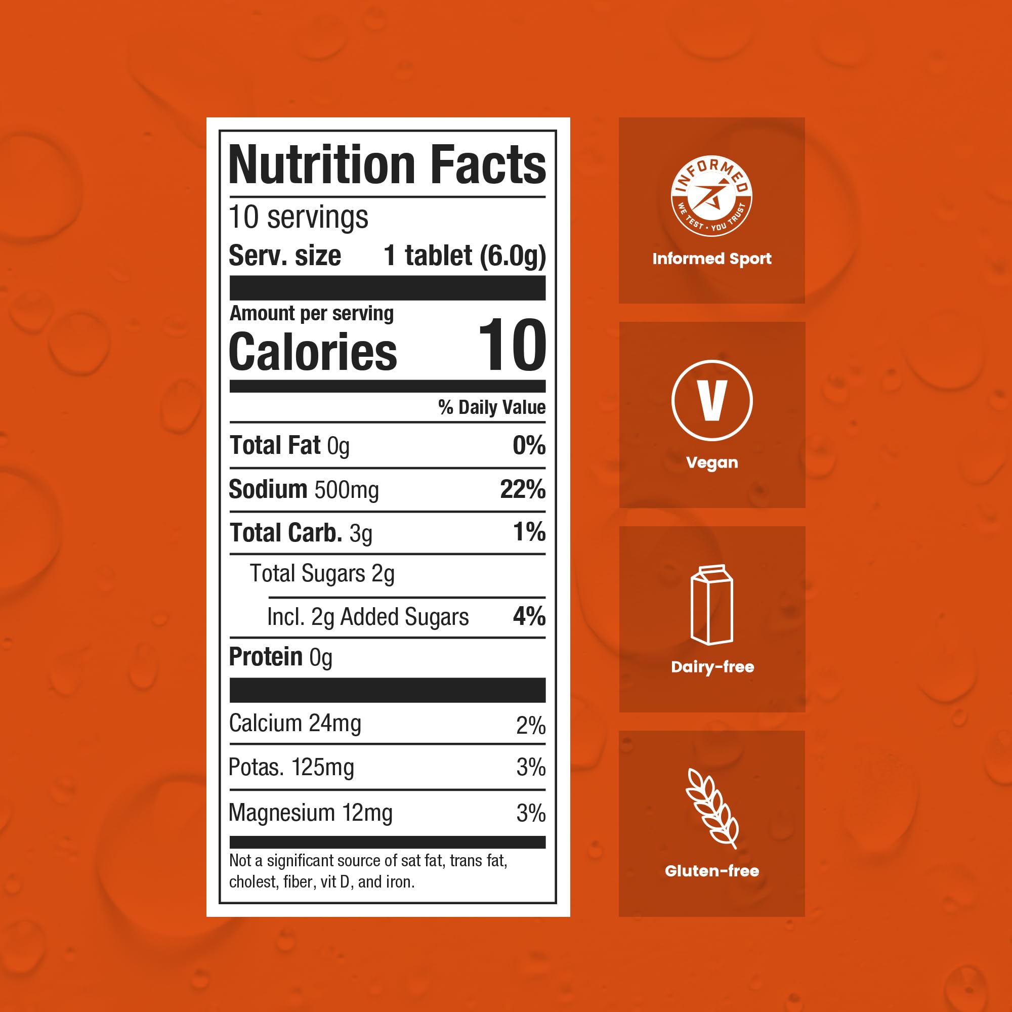 Precision Hydration comparación con botella 500ml para escala y uso