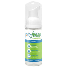 Prefense envase frontal de 1.5 oz mostrando diseño y portabilidad
