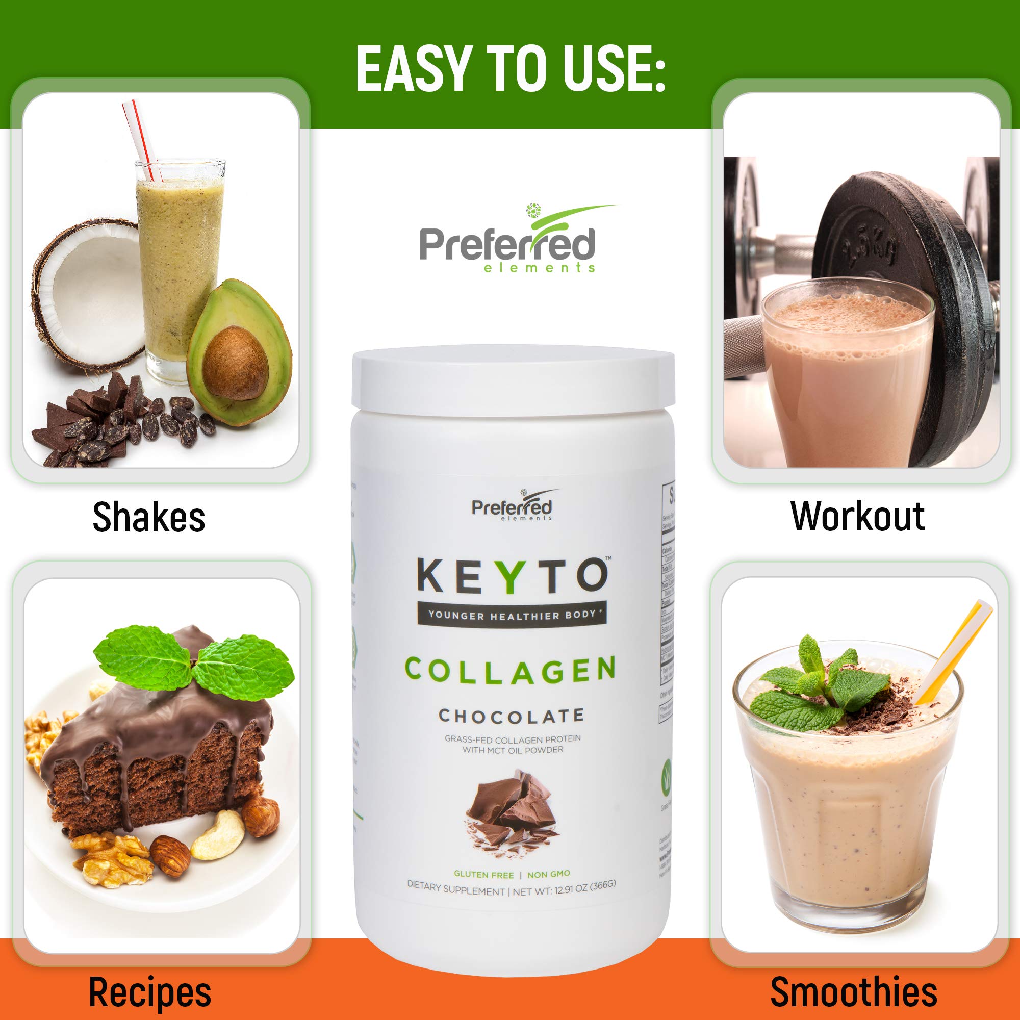 Preferred Elements deportista usando el batido tras entrenamiento para recuperación