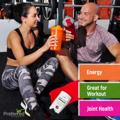 Preferred Elements taza de café con mezcla cremosa aportando proteína y sabor