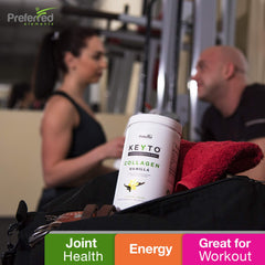 Preferred Elements KEYTO mezclado en café caliente, aporta energía y textura suave