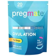 Pregmate frente del empaque mostrando el kit y la cantidad, claridad de contenido