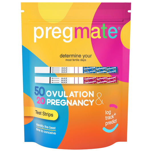 PREGMATE empaque frontal mostrando el kit completo y ahorro
