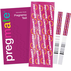 Líneas de resultado en una tira Pregmate clarificando interpretación rápida