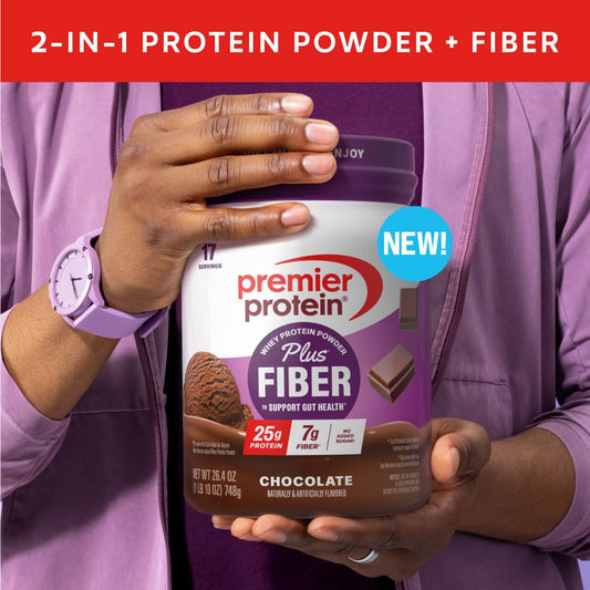 Premier Protein cierre y etiqueta legible para verificar ingredientes y porciones
