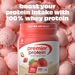 Premier Protein etiqueta nutricional mostrando proteína y 1 g azúcar