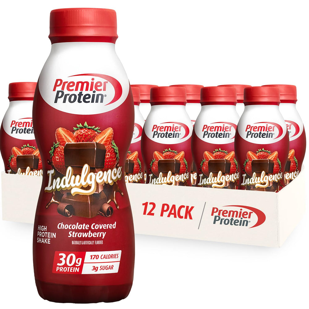 Premier Protein botella frontal mostrando etiqueta y atractivo sabor