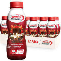 Premier Protein botella frontal mostrando etiqueta y atractivo sabor