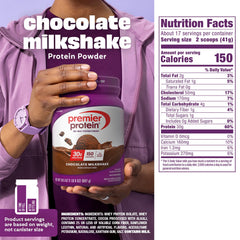 Premier Protein etiqueta nutricional y lista de ingredientes, transparencia y datos claros