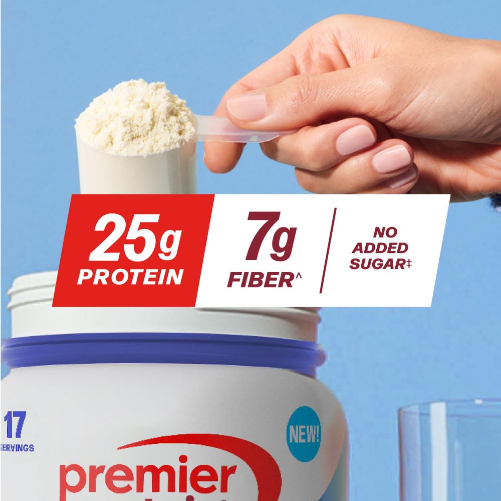Premier Protein mezcla en vaso listo para beber con rápida disolución