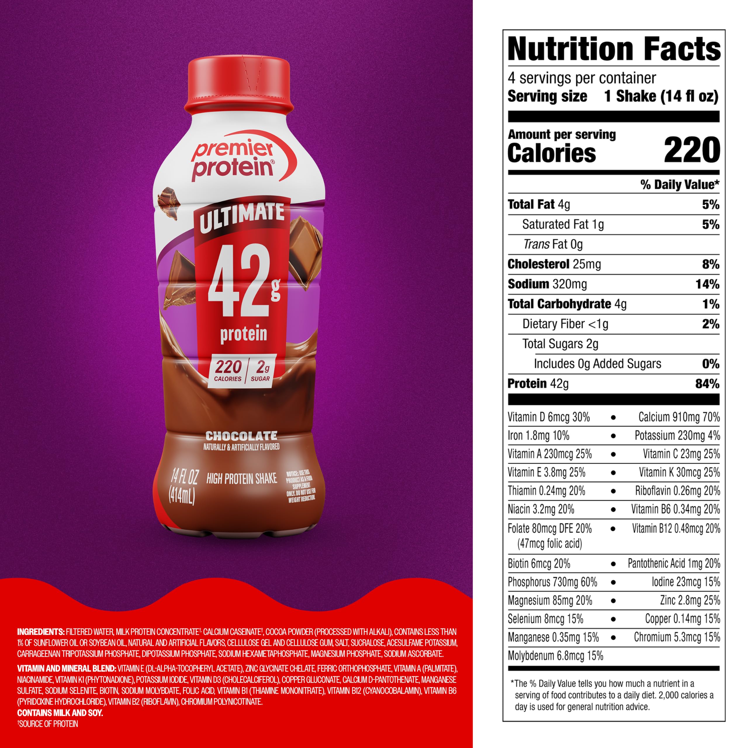 Premier Protein batido usado en smoothie casero, versátil para recetas ricas en proteína