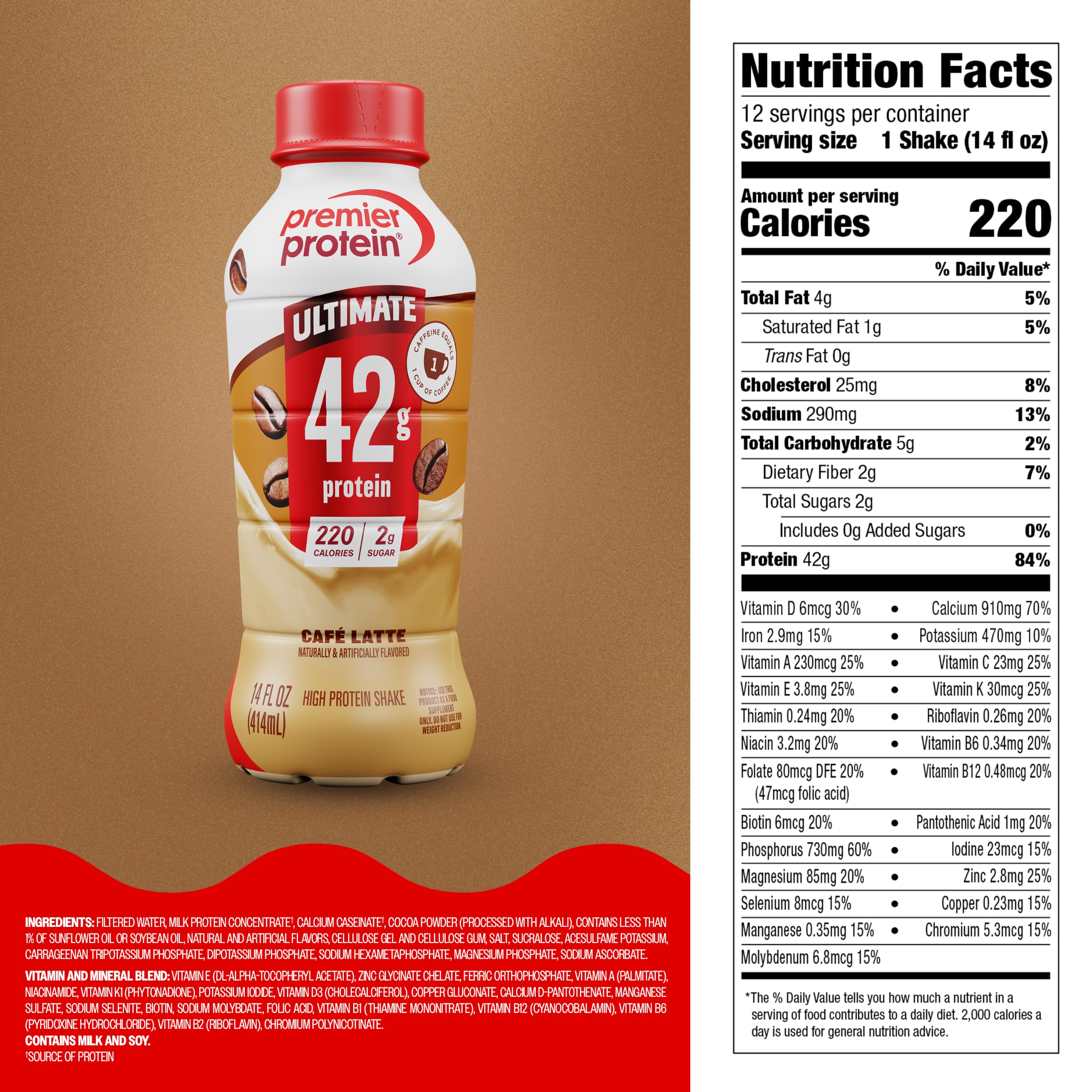 Premier Protein usado en helado casero alto en proteína, alternativa para postres