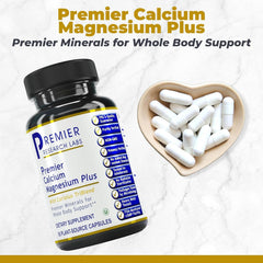 Premier Research Labs detalle de la etiqueta con información de ingredientes y beneficios claros