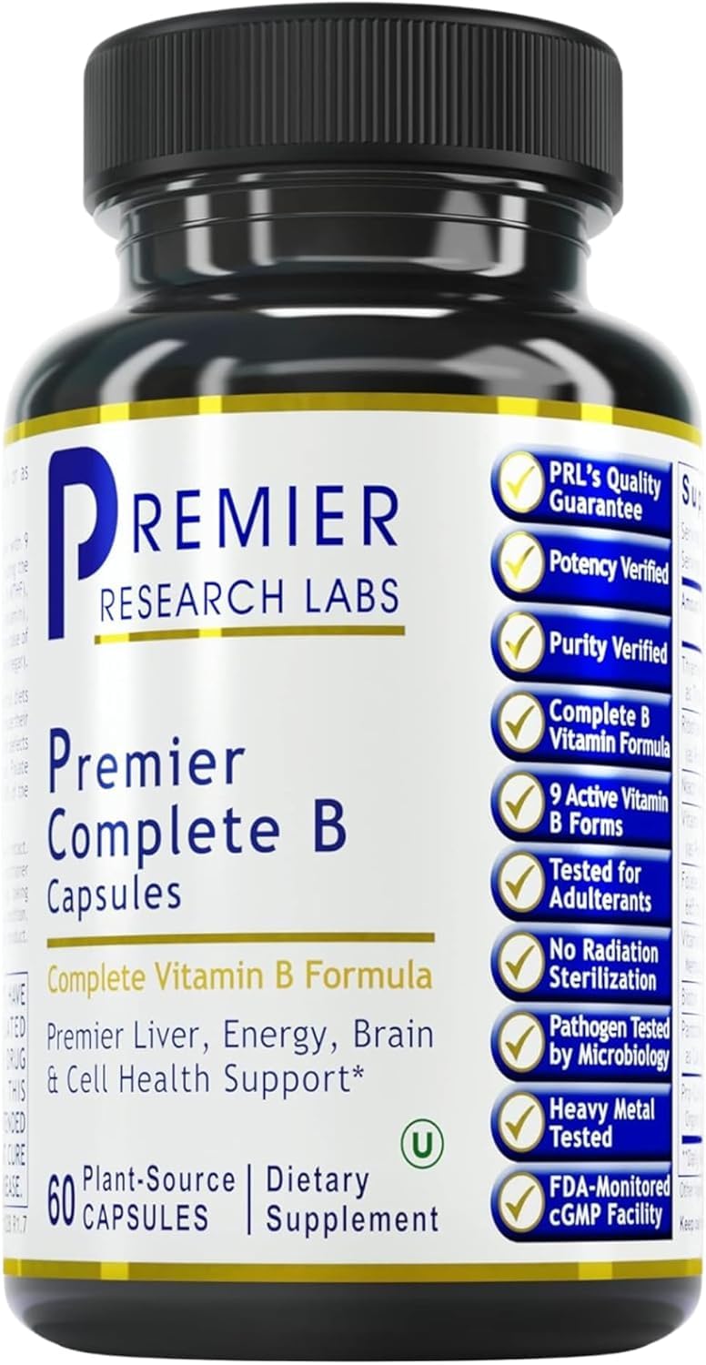 Premier Research Labs envase frontal mostrando potencia y conveniencia