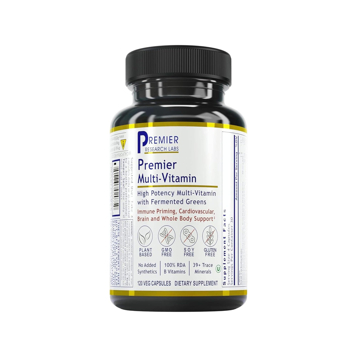 Premier Research Labs frente del envase mostrando marca y beneficio de soporte