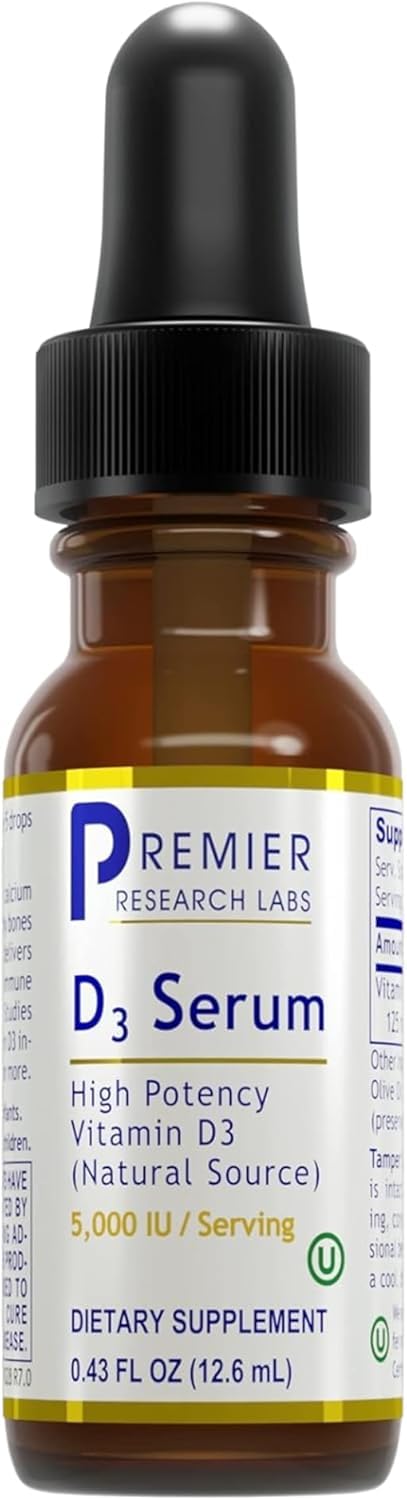 Premier Research Labs frasco frontal mostrando etiqueta clara y beneficios