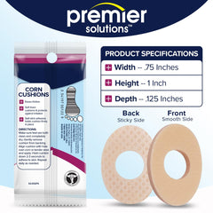 Premier Solutions primer plano de espuma y orificio central, amortiguación visible