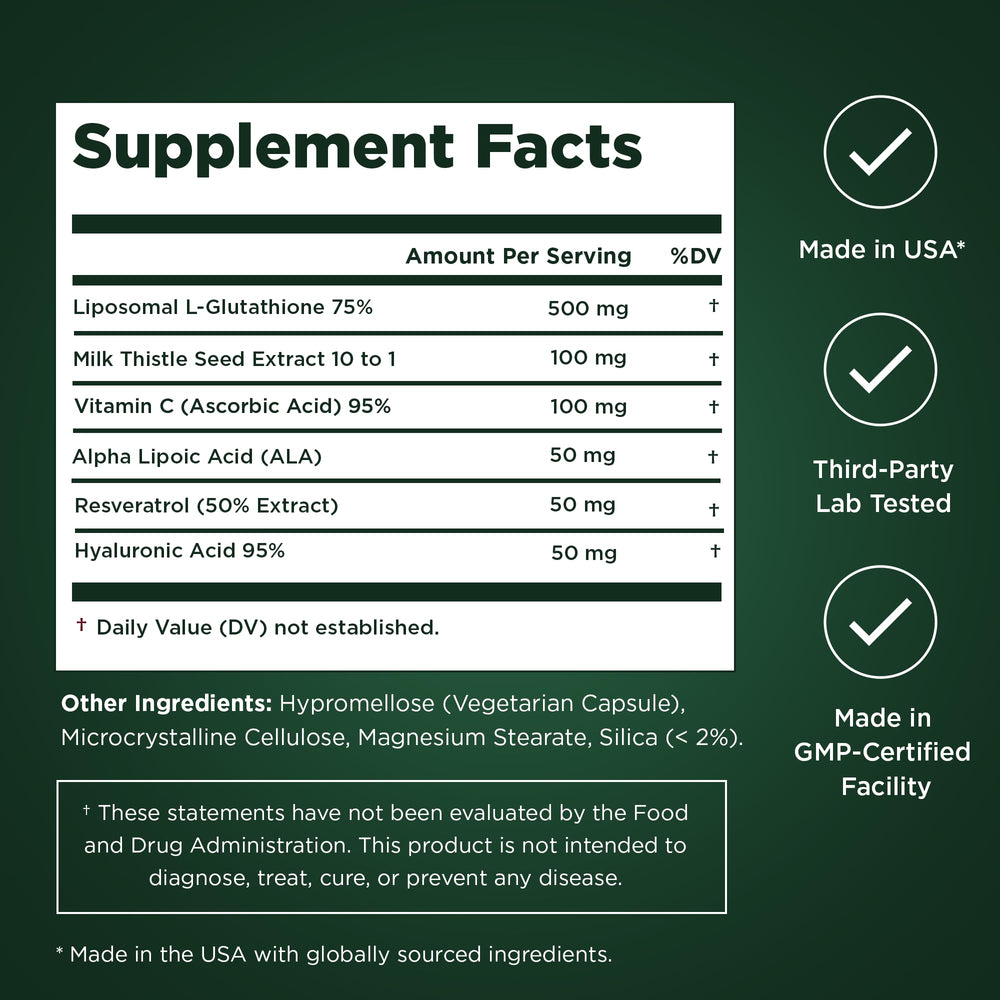 Premium Select Nutrition botella abierta con cápsulas para 30 días