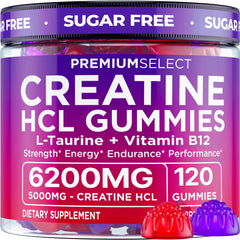 Premium Select Nutrition gomitas frontal del envase mostrando etiqueta y sabor