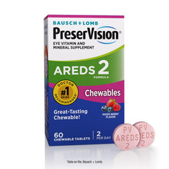 PreserVision envase frontal mostrando 60 tabletas y marca confiable