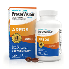 PreserVision envase frontal Bausch + Lomb mostrando etiqueta y beneficios claros