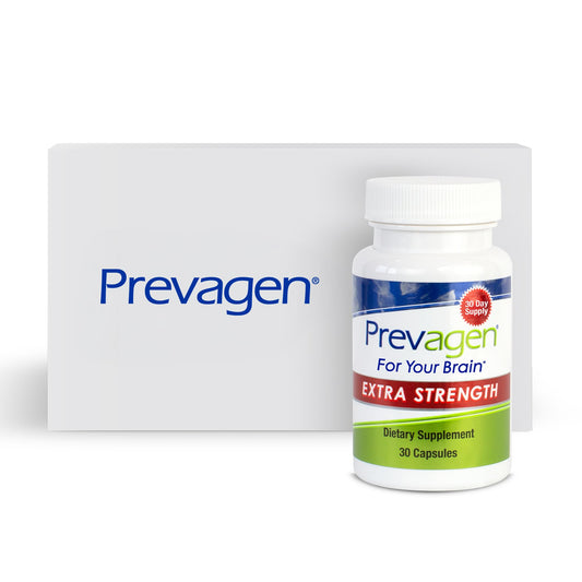 Prevagen caja frontal mostrando marca y empaque útil