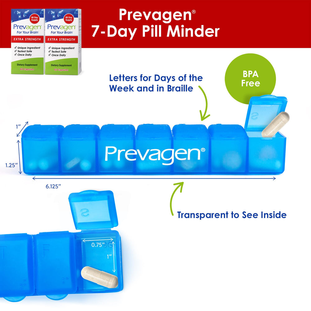 Prevagen primer plano de una cápsula para apreciar textura y tamaño cómodo