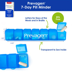 Prevagen cápsula en primer plano para apreciar textura y formato fácil de tragar