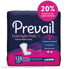 Prevail almohadilla individual envuelta lista para llevar y usar