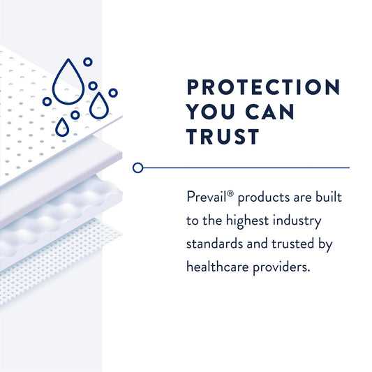 Prevail primer plano de la capa superior que mantiene la piel seca y cómoda