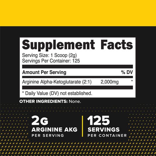 La dosis medida de Primaforce AAKG con cuchara facilita la ingesta diaria.