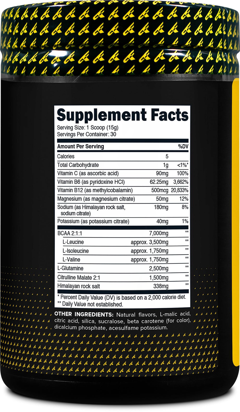 Primaforce BCAA sabor pina-mango ideal para sesiones posentrenamiento.